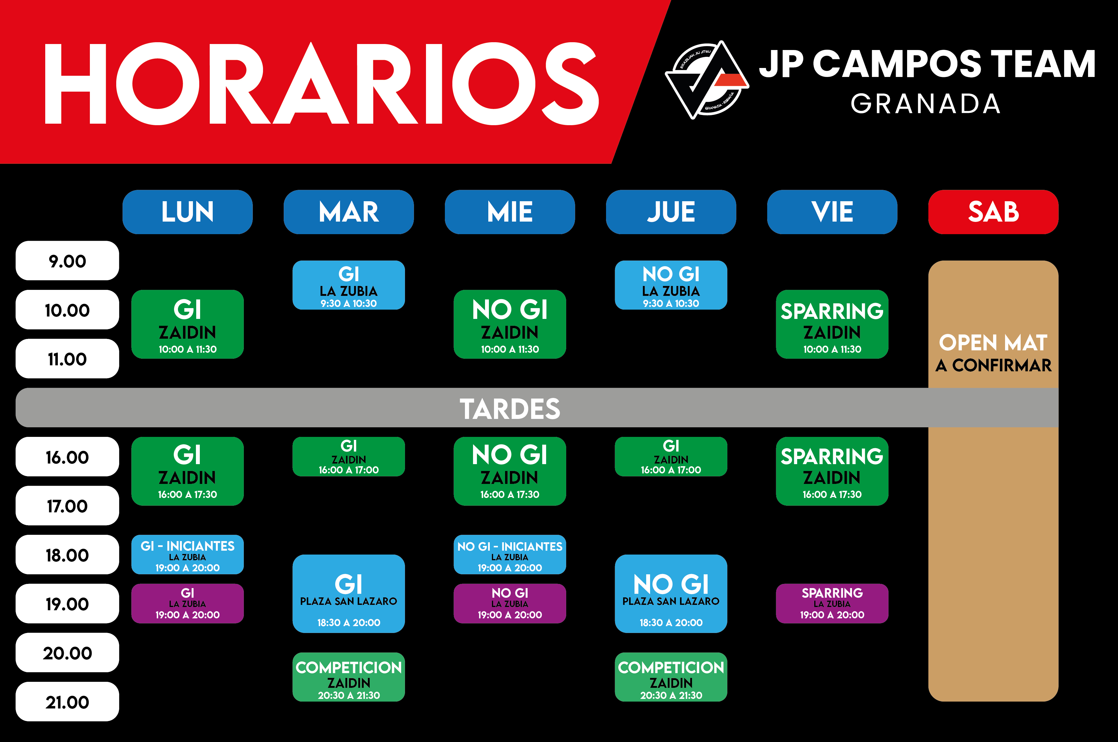 Horários
